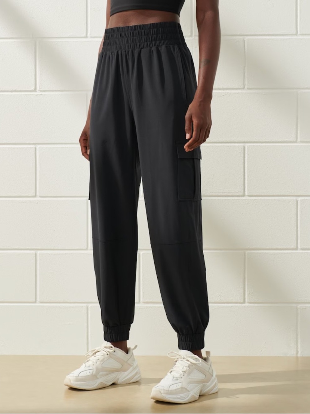 Abercrombie YPB motionTEK Cargo Joggers Black | Size XL | Athleisure Pants